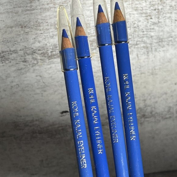 VTG Lot of 4 Jordana Kohl Kajal Eyeliner Pencil Matte ELECTRIC BLUE - Picture 11 of 12